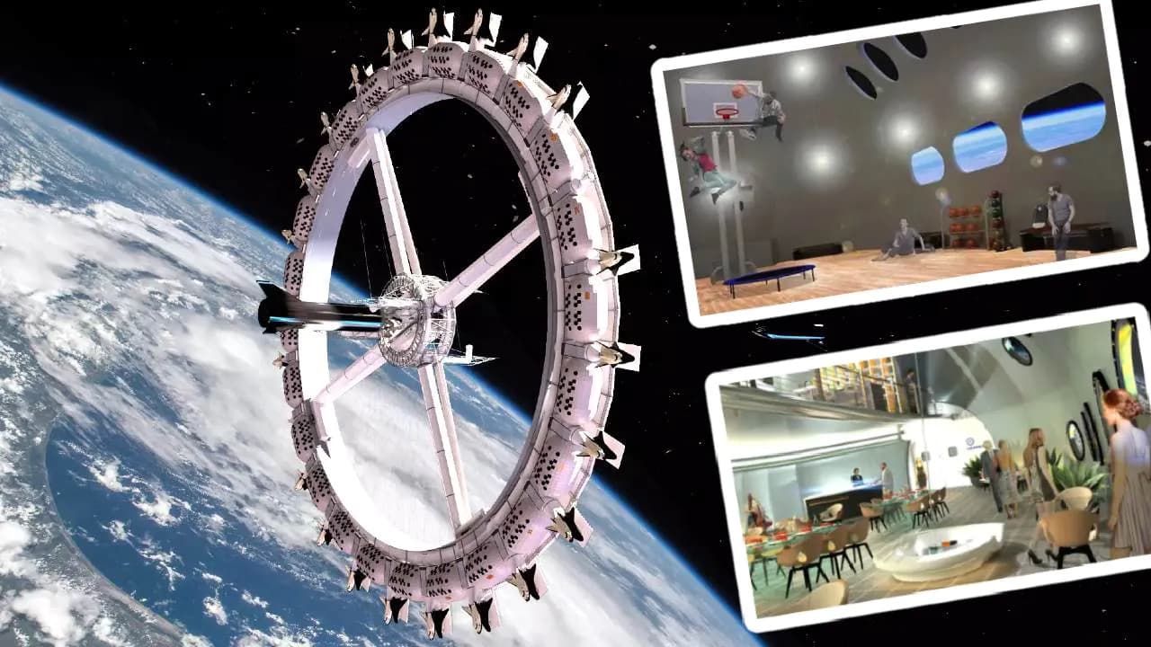 Dünyanın İlk "Uzay Oteli" 2027'de Açılacak