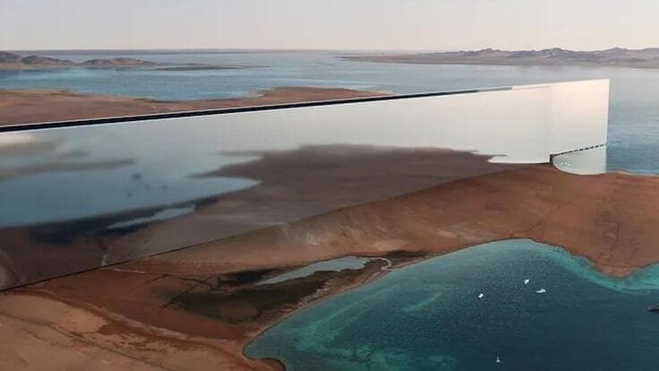 Suudi Arabistan'ın 170 kilometrelik ayna şehri: The Line