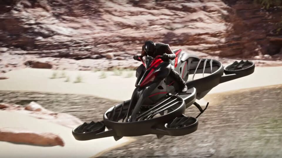 Dünyanın İlk Uçan Bisikleti 40 Dakika Havada Kalabilir!